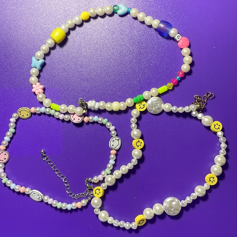 Y2K- PACK OF 3 NECKLACES